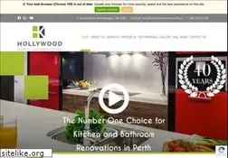 Sites similar to hollywoodkitchens.net.au