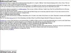 Sites similar to hollywoodlandtours.net