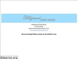 Sites similar to hollywoodsheetmusic.com