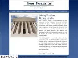 Sites similar to holmbambace.com