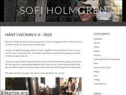 Sites similar to holmgrensofi.wordpress.com