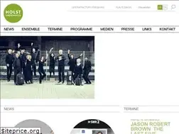 Sites similar to holst-sinfonietta.de