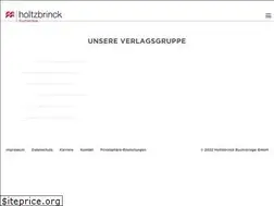 Sites similar to holtzbrinckverlage.de