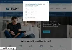 Sites similar to holycrosshealth.org