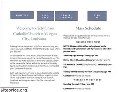 Sites similar to holycrossmc.org