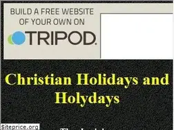 Sites similar to holydays.tripod.com