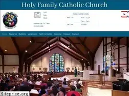 Sites similar to holyfamilychurch.us