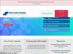 Sites similar to holyfamilyhospital.org