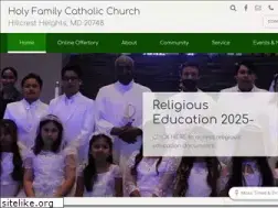 Sites similar to holyfamilyparishmd.org