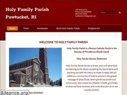 Sites similar to holyfamilypawtucket.org