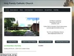 Sites similar to holyfamilypearisburg.org