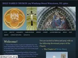 Sites similar to holyfamilywatertown.org
