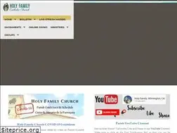Sites similar to holyfamilywilmington.org