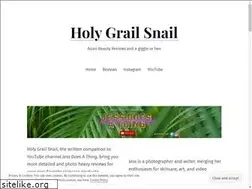 Sites similar to holygrailsnail.wordpress.com