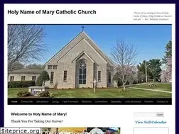 Sites similar to holynameofmary.net