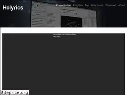 Sites similar to holyrics.com