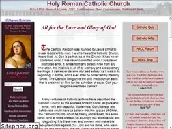 Sites similar to holyromancatholicchurch.org