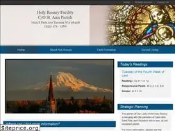 Sites similar to holyrosarytacoma.org