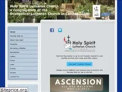 Sites similar to holyspiritlutheran.ca