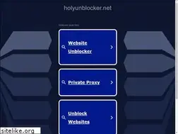 Sites similar to holyunblocker.net