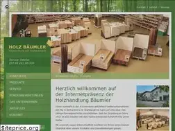 Sites similar to holz-baeumler.de