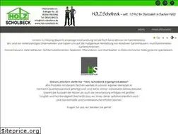 Sites similar to holz-scholbeck.de