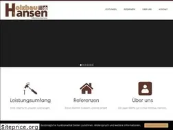 Sites similar to holzbauhansen.de