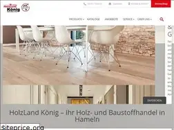 Sites similar to holzland-koenig.de