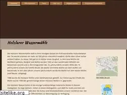 Sites similar to holzlarer-muehle.de