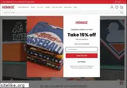 Sites similar to homageclothing.com