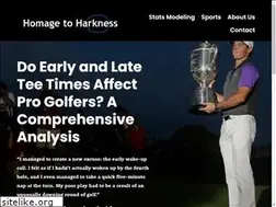 Sites similar to homagetoharkness.com