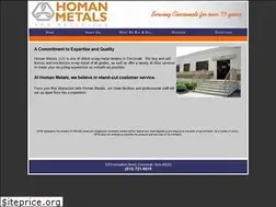 Sites similar to homanmetals.com