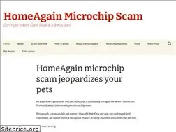 Sites similar to homeagainmicrochipscam.com
