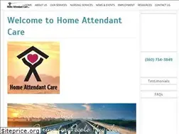 Sites similar to homeattendantcare.com