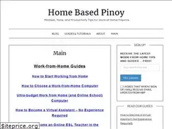 Sites similar to homebasedpinoy.com