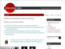 Sites similar to homebrewsake.com