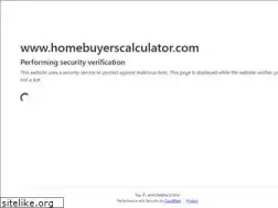Sites similar to homebuyerscalculator.com