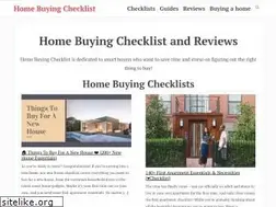 Sites similar to homebuyingchecklist.co