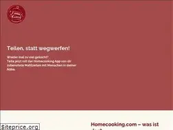 Sites similar to homecookingapp.com