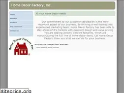 Sites similar to homedecorfactory.com