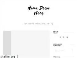 Sites similar to homedecornews.com