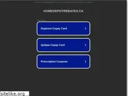 Sites similar to homedepotrebates.ca