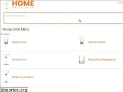 Sites similar to homedrinkmenu.com
