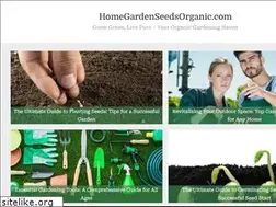 Sites similar to homegardenseedsorganic.com