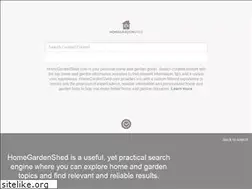 Sites similar to homegardenshed.com