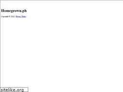 Sites similar to homegrown.ph