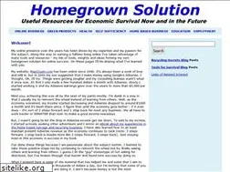 Sites similar to homegrownsolution.com
