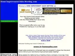 Sites similar to homeimprovementsalesmeeting.com