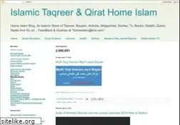 Sites similar to homeislam.blogspot.com