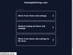 Sites similar to homejoblistings.com